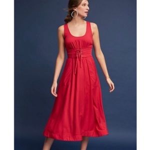 Tracy Reese Red Corset Dress. 4. Excellent cond!